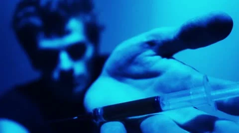 Man offering drugs Stock Footage 19095836