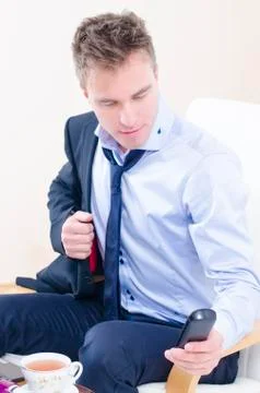 Man at office Stock Photos