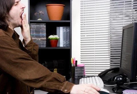 Man in office Stock Photos
