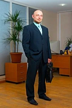 Man in office Stock Photos