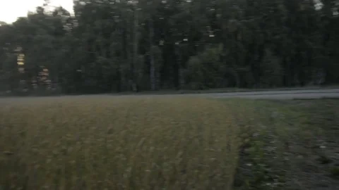 Man with an old suitcase goes out onto the road Stock Footage 79259039