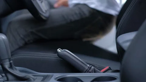 The man opened the car door and stepped into the car. Stock Footage 139283609