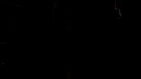 Man opening a fridge in the middle of the night Video stock 93908899