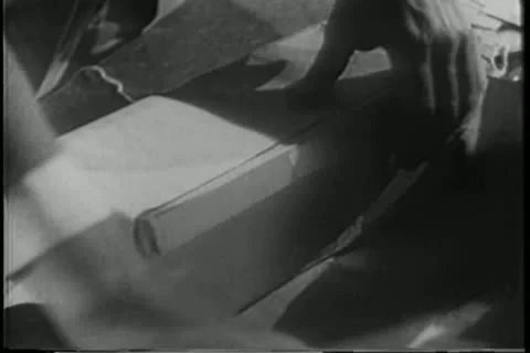 Man opening package containing bottles Stock Footage