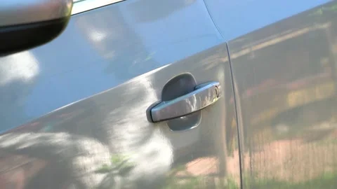 A man opens the car door Stock Footage 110729166