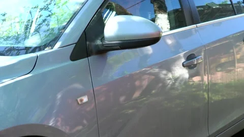 A man opens the car door Stock Footage 110729552