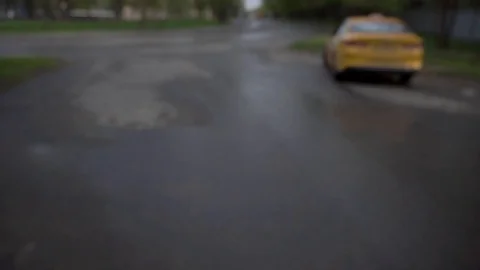 A man opens a car with remote Stock Footage 129967159