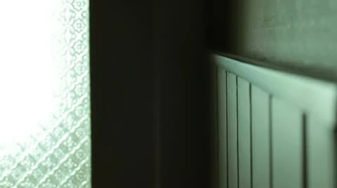 A man opens the door Stock Footage 10798542