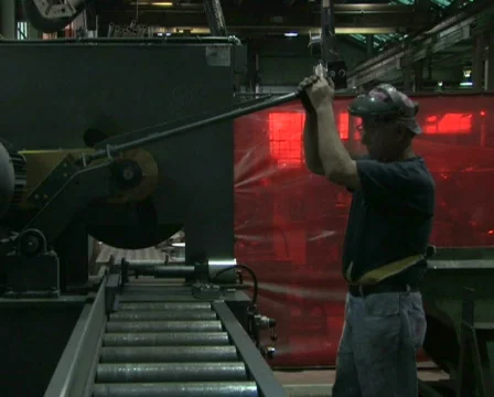 Man Operates Machine 2 Video stock 284461