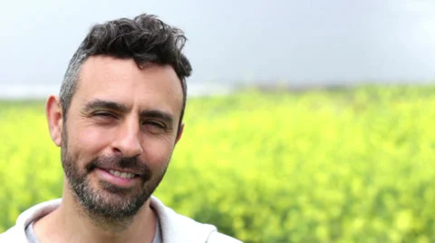 Man outdoor smiling Stock Footage 36402976