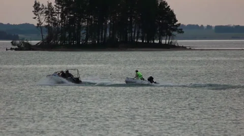 Man Overboard.mp4 Stock Footage 32588080