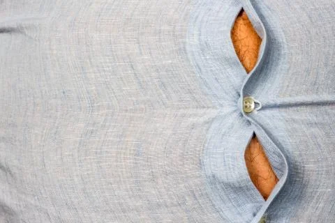 Man with overweight Stockfoto's