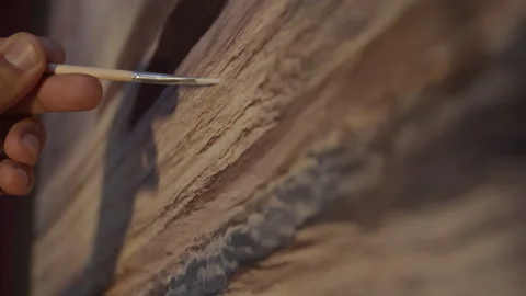 A man Panting Stock Footage 235374577