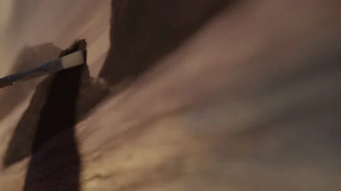 A man Panting Video stock 235375088