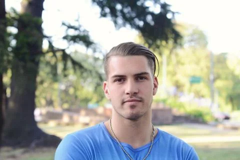 Man at the park. Stock Photos