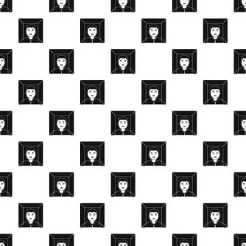 Man pattern Stock Illustration