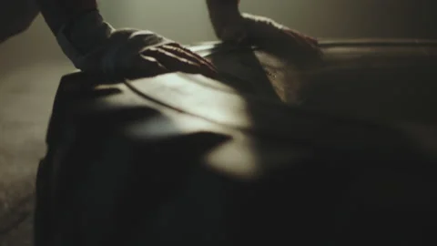 Man performing push-ups over a tyre Video stock 236183383