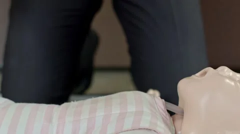 A man performs CRP Stock Footage 63804101