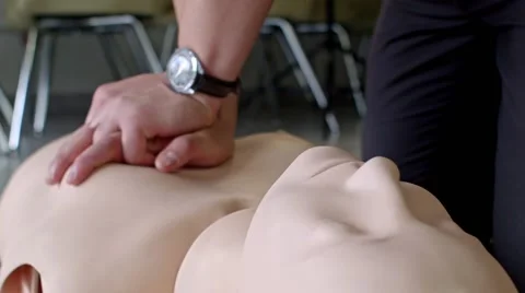 A man performs CRP Stock Footage 63804942