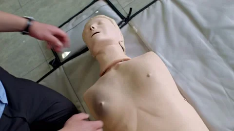 A man performs CRP Stock Footage 63805769