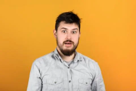 Man perplexity Stock Photos