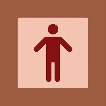 Man Person symbol. Stock Illustration