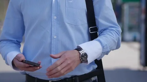 Man with phone Stock Footage 81264190