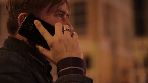 Man with phone Stock Footage 113223098