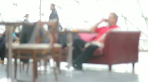 Man on the phone in the mall Video stock 743619