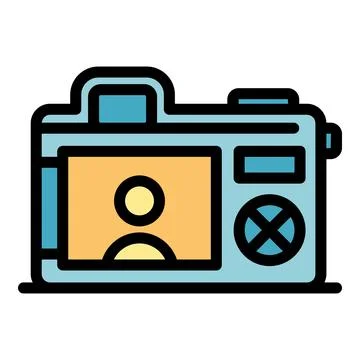 Man photo icon vector flat Stock Illustration