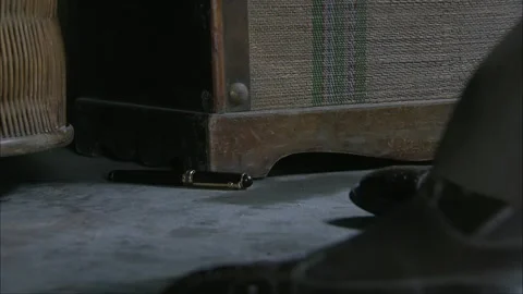 Man picks up pen Stock Footage 249506890