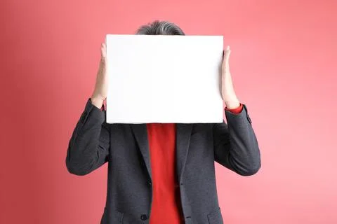 Man on Pink Stock Photos