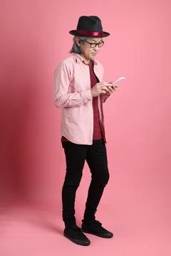 Man in Pink Stock Photos