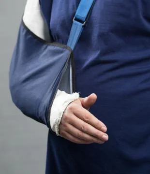Man with a plaster Stock Photos