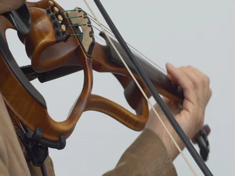 Man Play Modern Violin Stock Footage 74805652