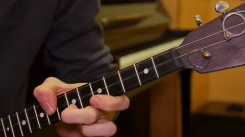 A man is playing a balalaika Vidéo 82367484