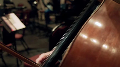 MAN PLAYING THE CELLO Stock Footage 108393570