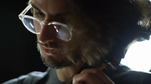 Man playing a cello Stock Footage 108932851