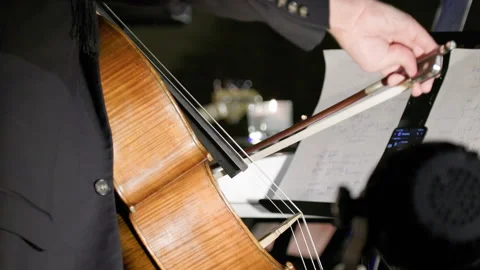 A man playing cello. Stock Footage 273808149
