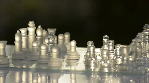 A man playing chess Stock Footage 34281079