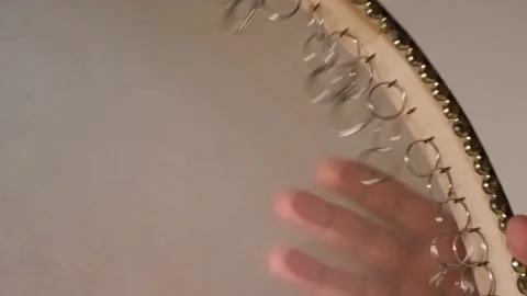 Man playing daf Stock Footage 208881845