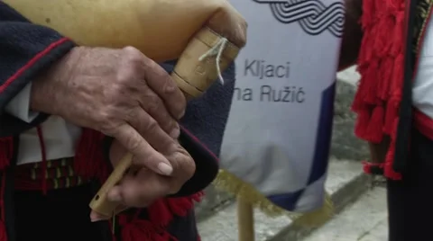 Man playing diple Stock Footage 59962175