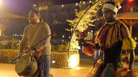 Man Playing the Drum Stock Footage 86593502