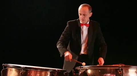 A man playing the drums Stock Footage 45174524
