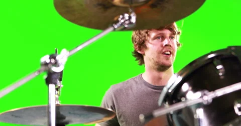 A Man playing the drums 動画素材 58574962