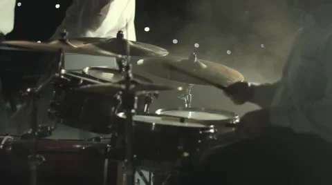 Man playing the drums Stock Footage 59864142