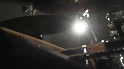 Man playing drums Stock Footage 105260231