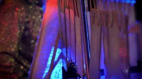 Man playing on flatbell Stock Footage 73240595