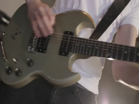 Man Playing Guitar 2 Stock Footage 81957385