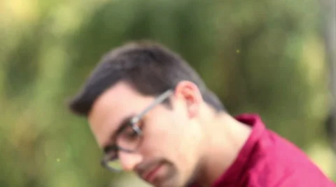 Man playing the guitar and singing Stock Footage 59556499